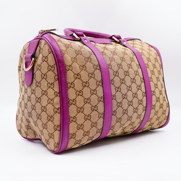 BA01❤️ Gucci GG Canvas Boston Bag - Picture 5 of 16